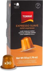 Mild Aluminium Nespresso ® Compatible Coffee Capsules 30 Pods 1
