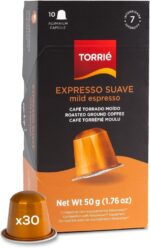 Mild Aluminium Nespresso ® Compatible Coffee Capsules 30 Pods 2
