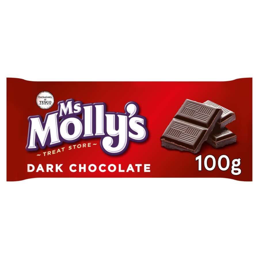 Ms Molly's Dark Chocolate Bar 100G