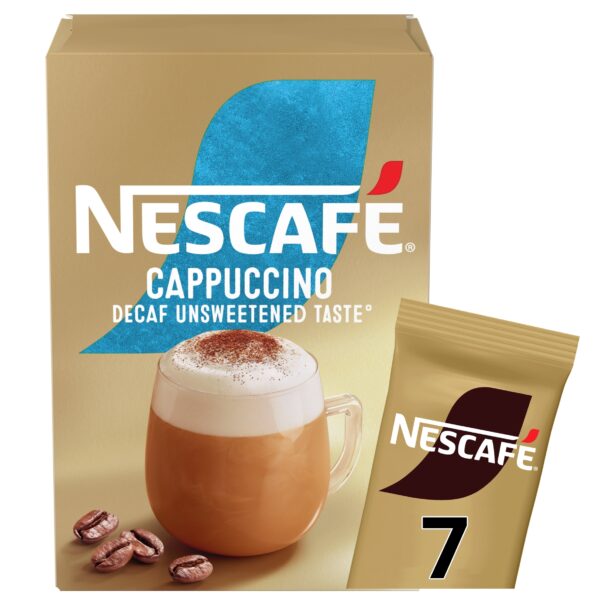 Nescafe-Cappuccino-Decaf-Unsweetened-Instant-Coffee-7-Sachets
