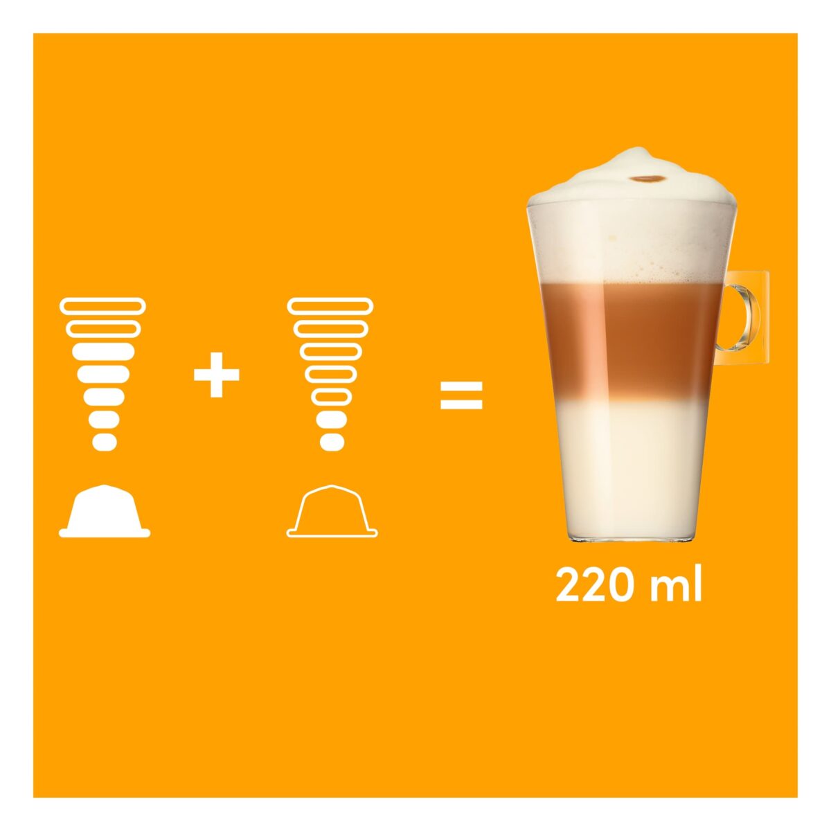 Nescafe Dolce Gusto Latte Macchiato Coffee Pods X16 183 2g 2