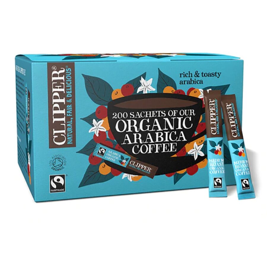 Organic-Fairtrade-Arabica-Coffee-200-Sachets-Clipper
