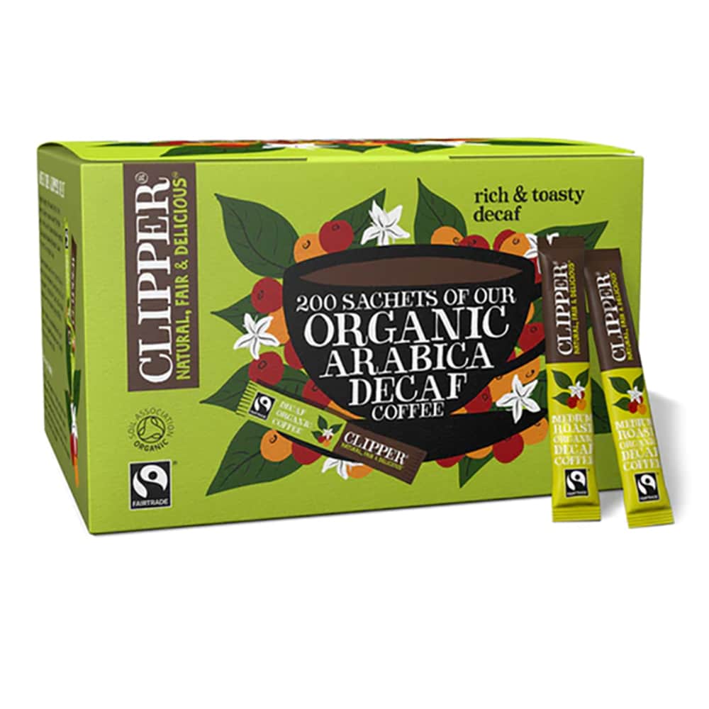 Organic-Fairtrade-Arabica-Decaf-Coffee-200-Sachets-Clipper