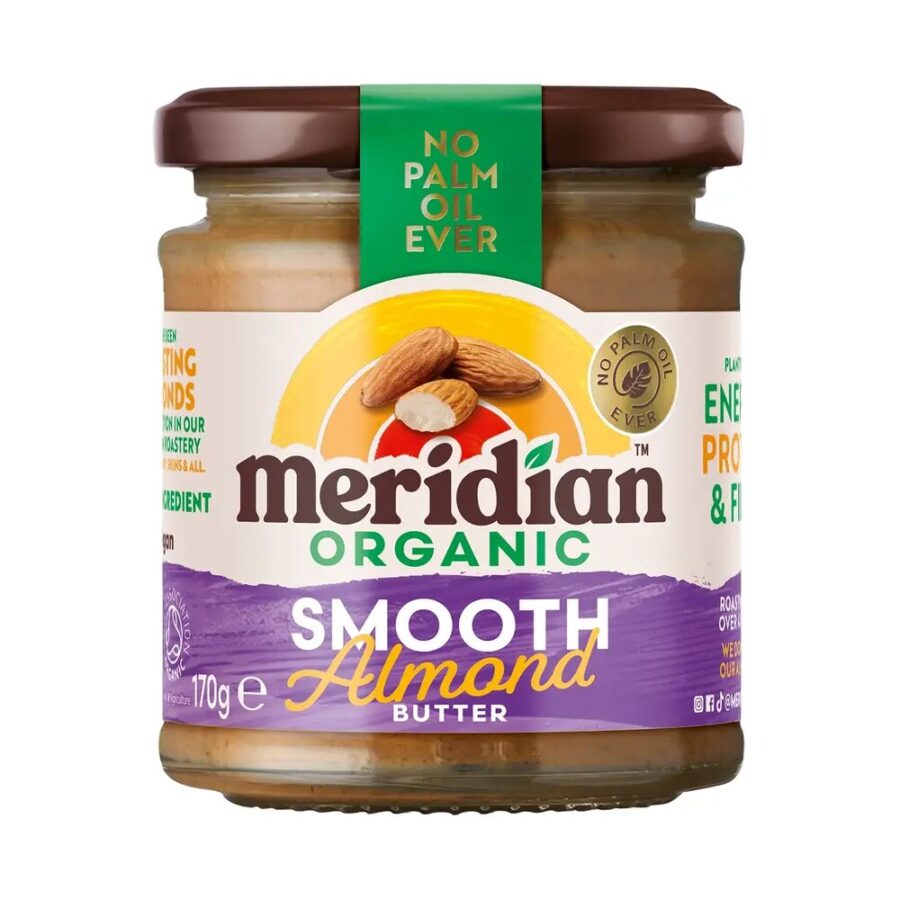 Organic-Smooth-Almond-Butter-170g-Meridian-2