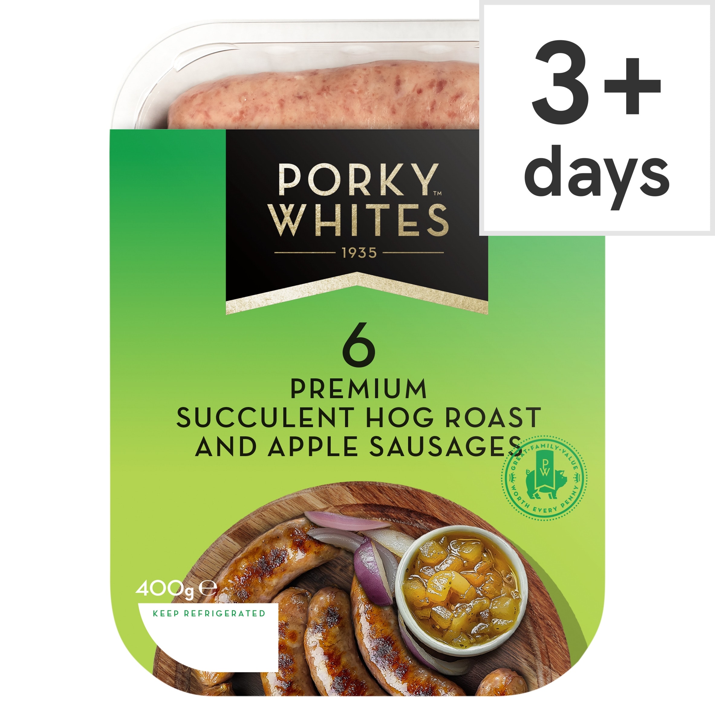 PORKY-WHITES-6-PREMIUM-SUCCULENT-HOG-ROAST-AND-APPLE-SAUSAGES-400G