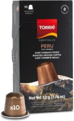 Peru Aluminium Nespresso ® Compatible Coffee Capsules 10 Pods