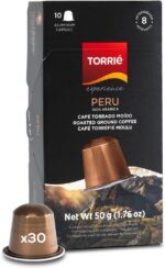 Peru Aluminium Nespresso ® Compatible Coffee Capsules 30 Pods 2