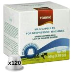 Skinny Milk Creamer Nespresso ® Compatible Coffee Machine Pods 120 Pods