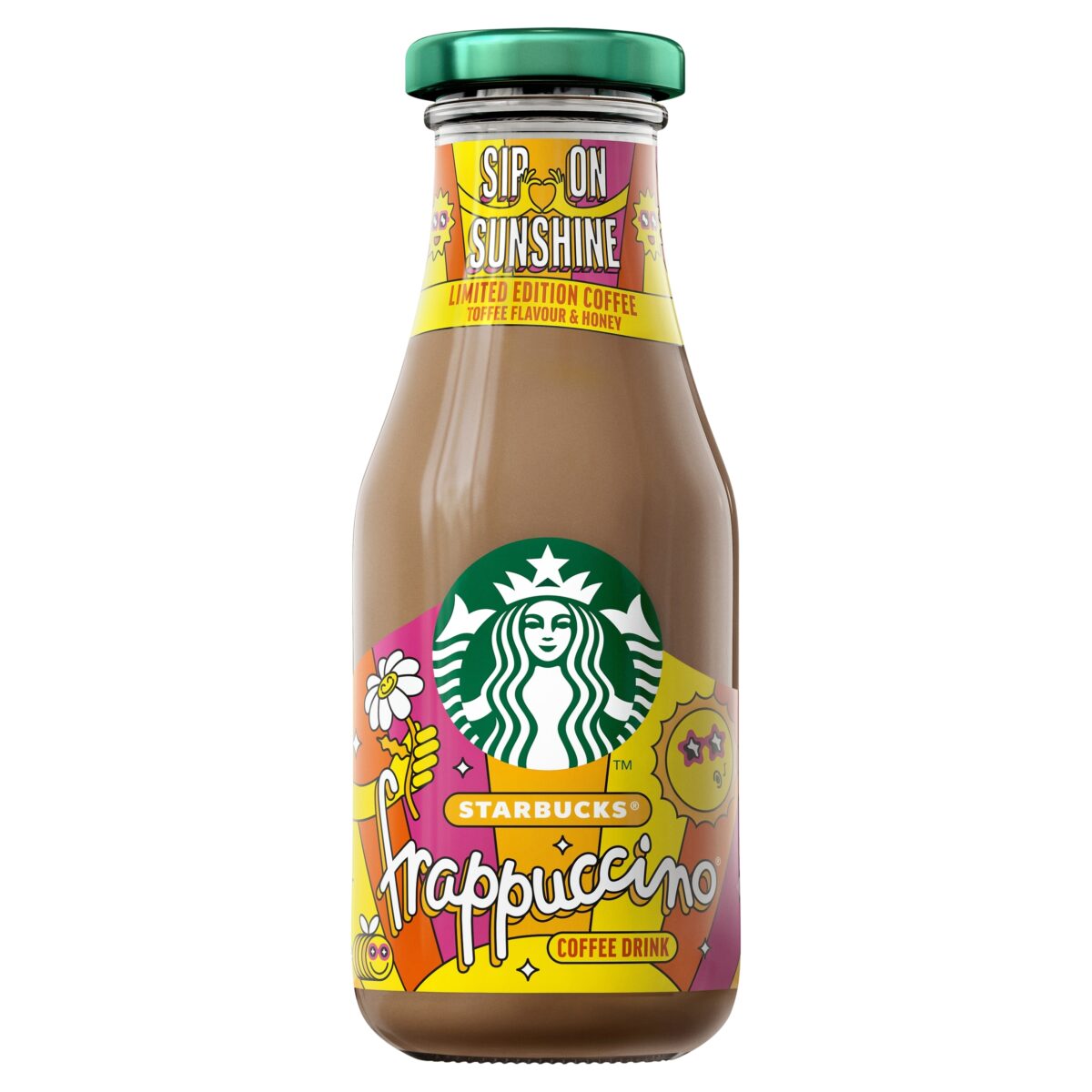 Starbucks Frappuccino Toffee Honey Sip On Sunshine Iced Coffee 250ml 1