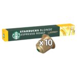 Starbucks By Nespresso Blonde Espresso Roast Coffee Pods X10 53g 1