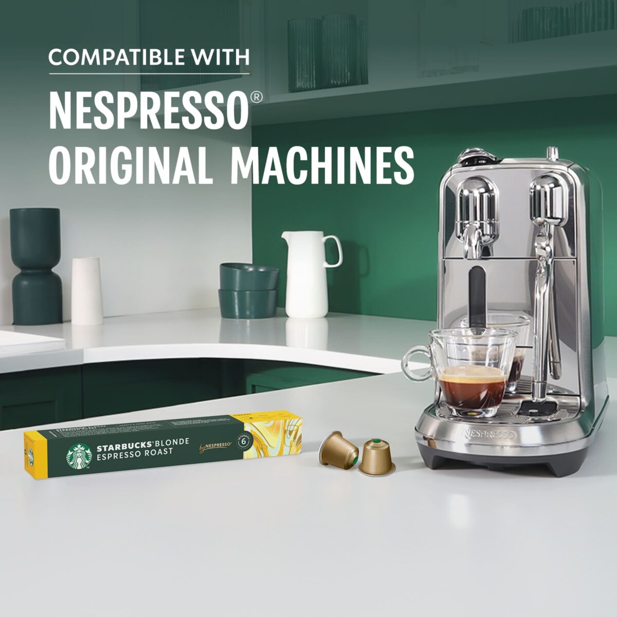 Starbucks By Nespresso Blonde Espresso Roast Coffee Pods X10 53g 2