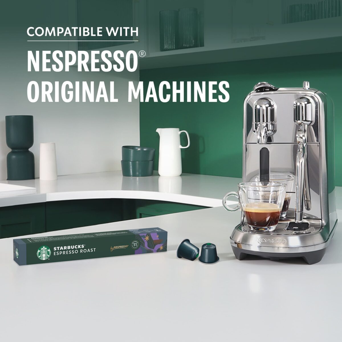 Starbucks By Nespresso Espresso Roast Coffee Pods X10 57g 2