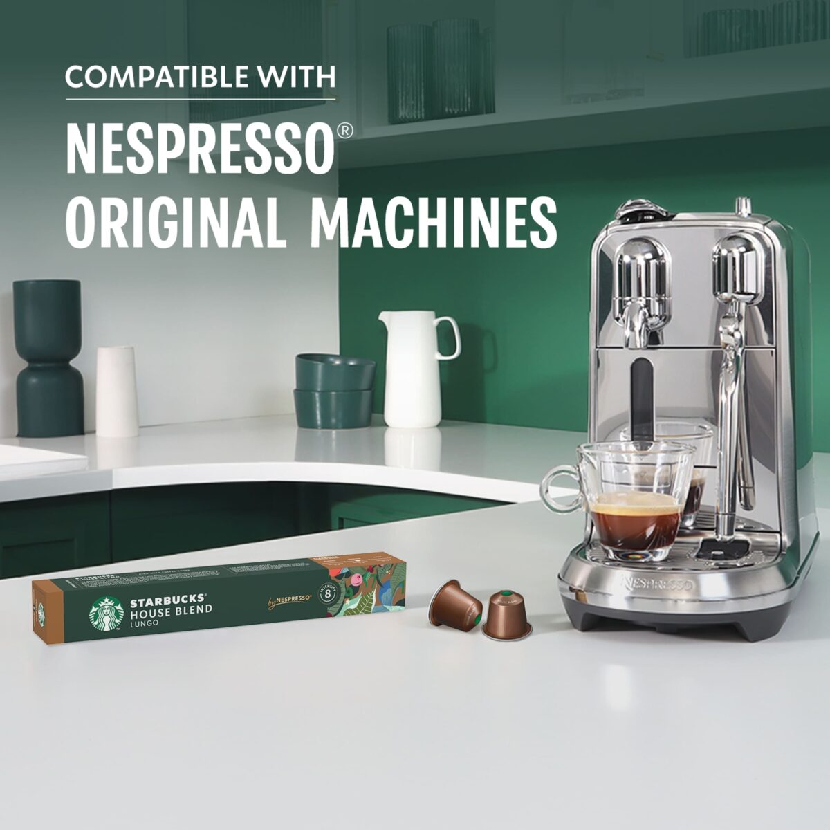 Starbucks By Nespresso House Blend Lungo Coffee Pods X10 57g 2