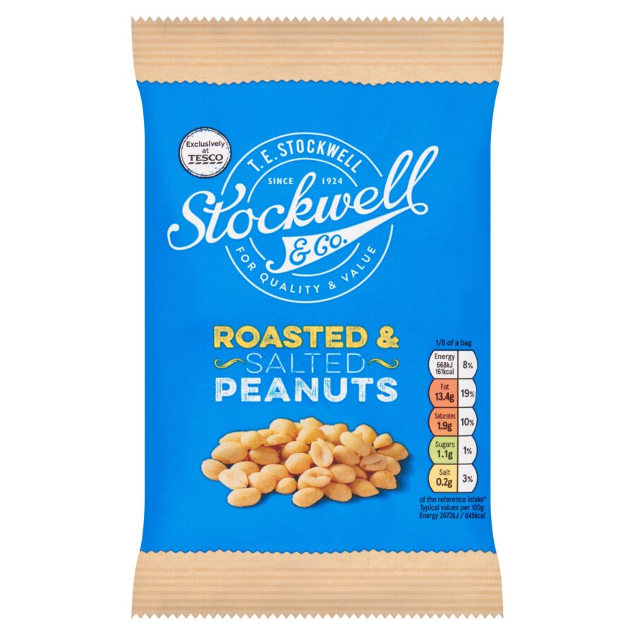 Stockwell & Co Roasted & Salted Peanuts 200G