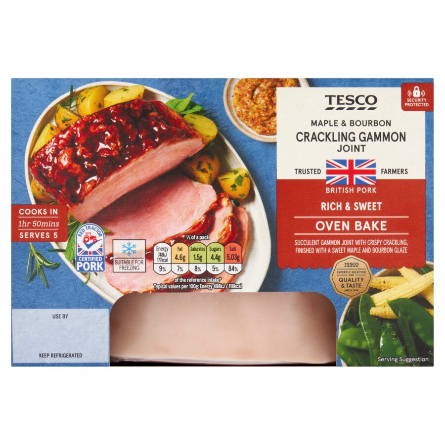 TESCO-MAPLE-BOURBON-Crackling-GAMMON-JOINT-1KG