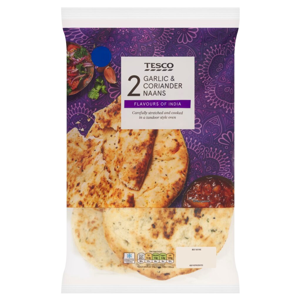 Tesco-2-Garlic-and-Coriander-Naans