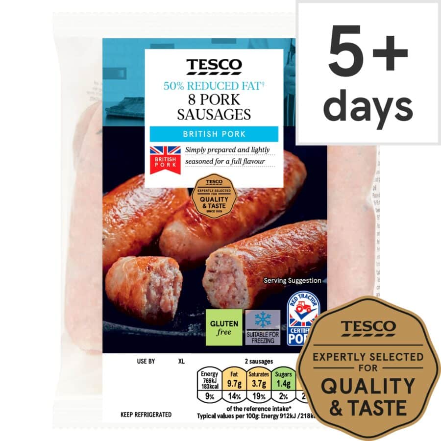 Tesco-8-Reduced-Fat-Pork-Sausages-454G