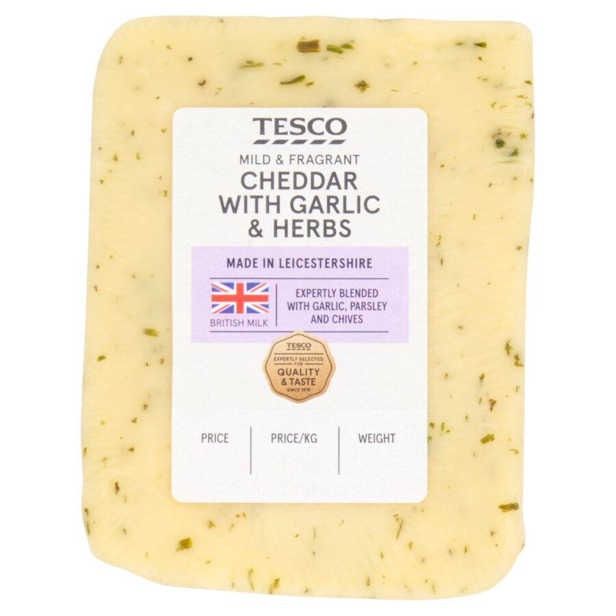 Tesco-Cheddar-With-Garlic-Herbs-180G