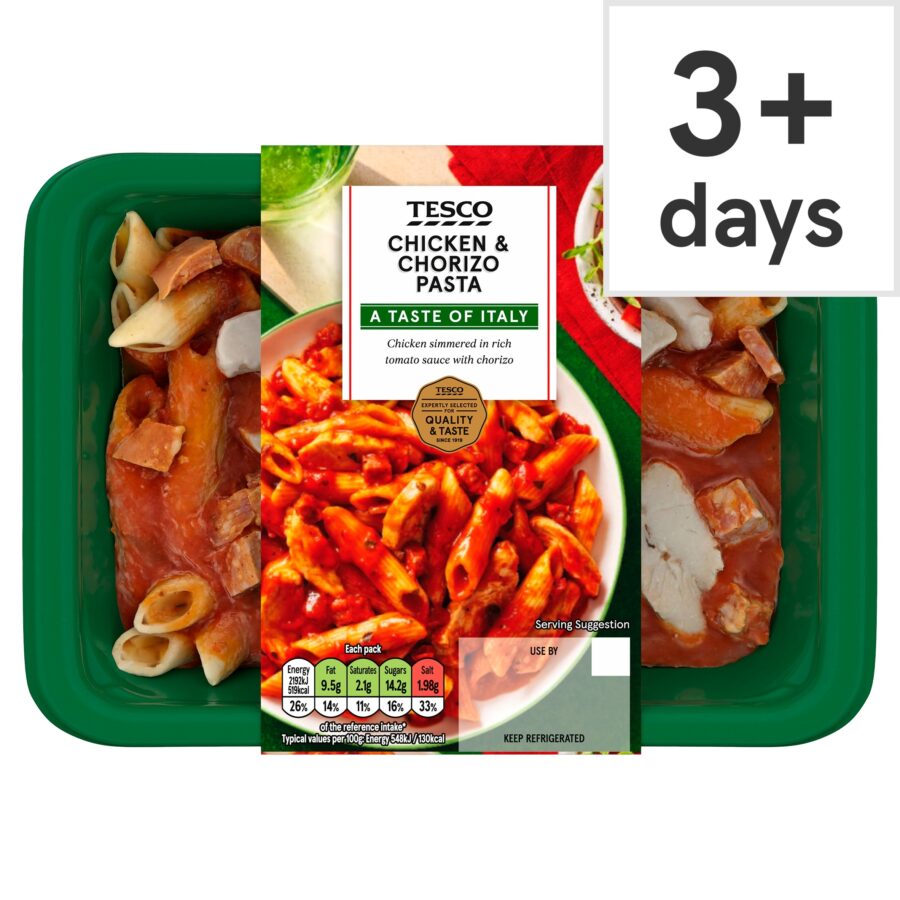 Tesco-Chicken-Chorizo-Pasta-400G
