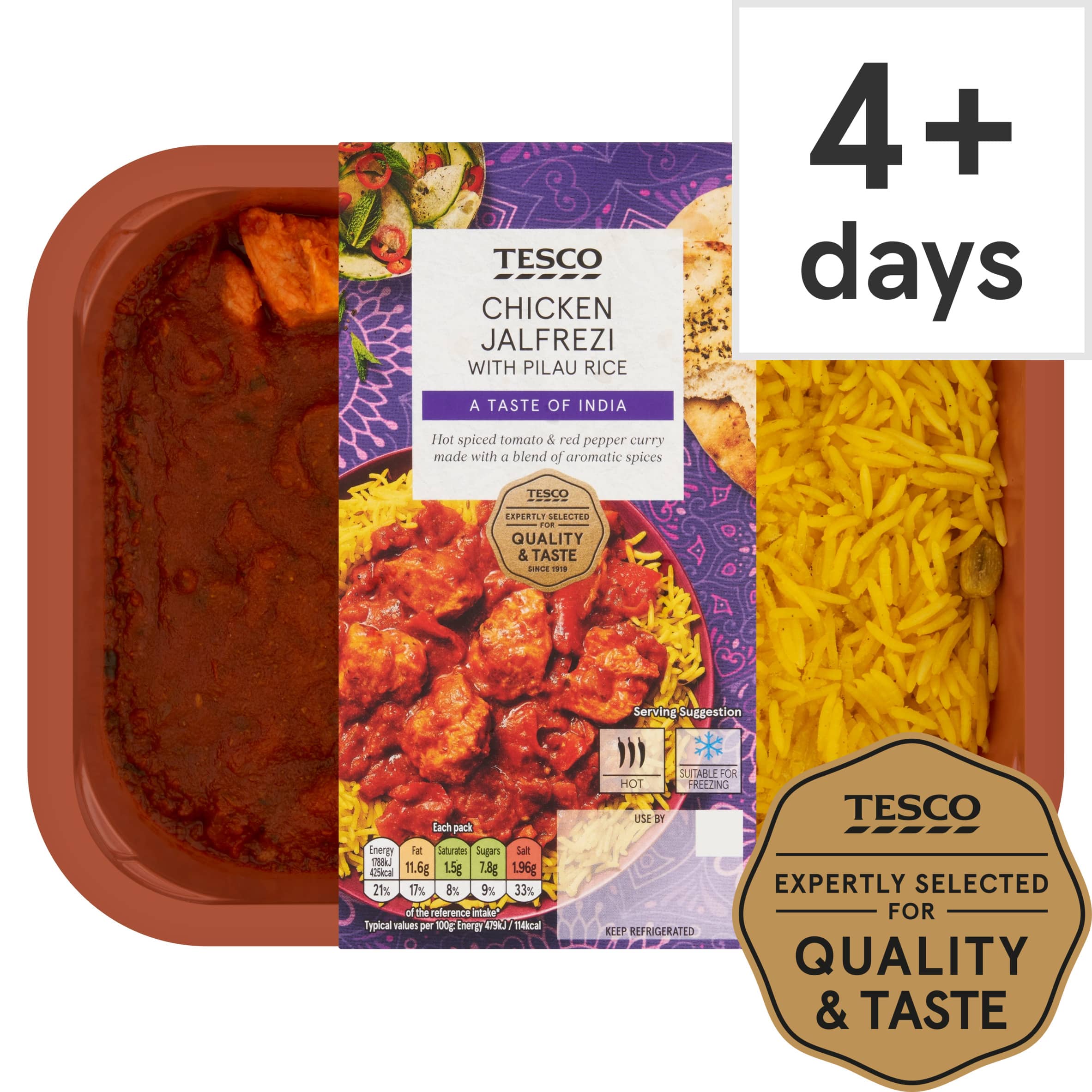 Tesco-Chicken-Jalfrezi-Pilau-Rice-400G