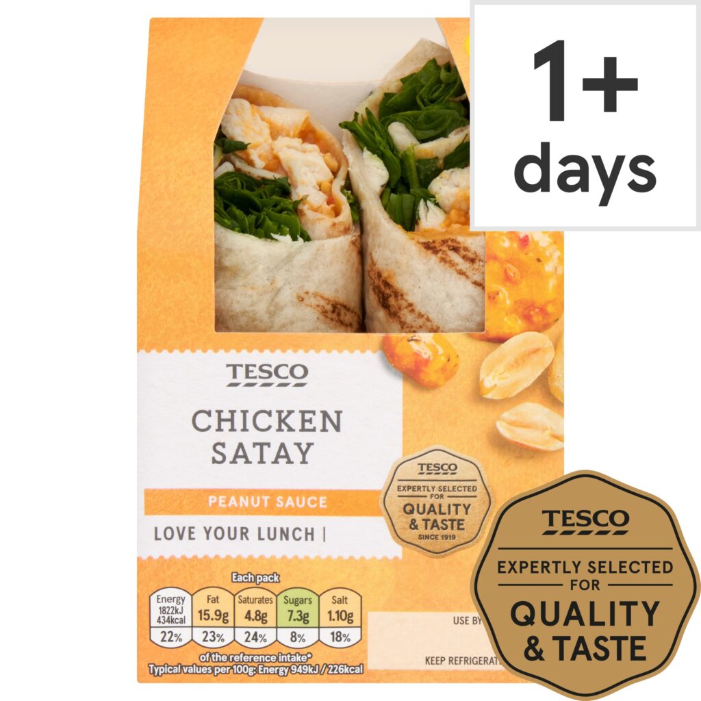 Tesco-Chicken-Peanut-Satay-Wrap