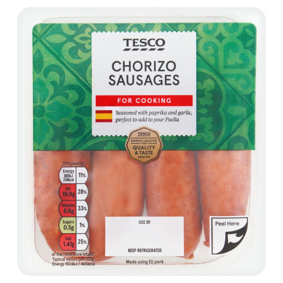Tesco-Chorizo-Sausages-For-Cooking-200G