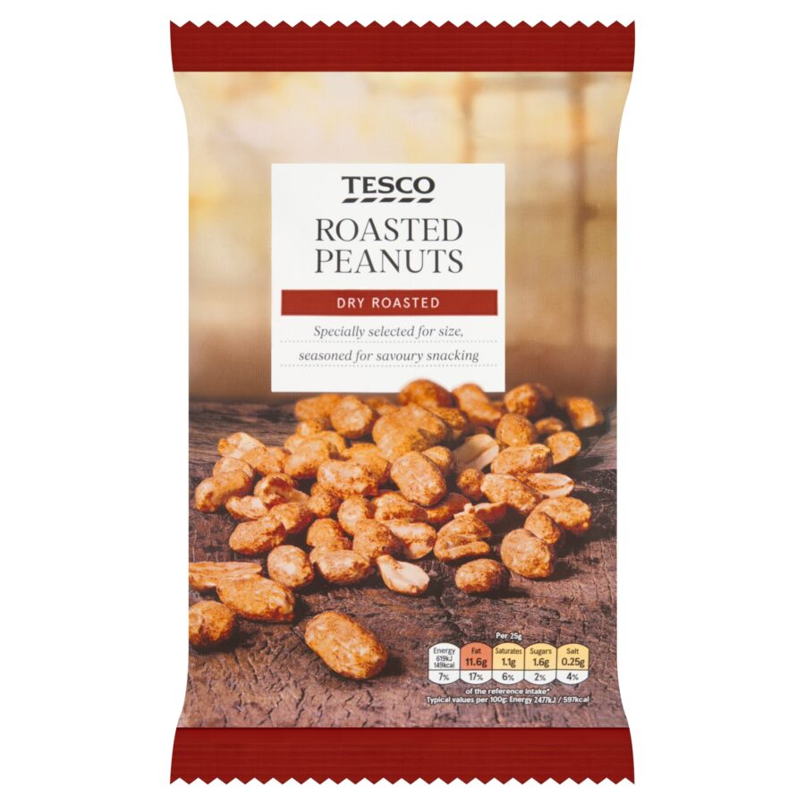Tesco Dry Roasted Peanuts 200G