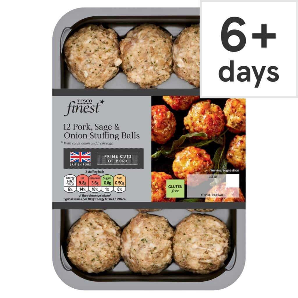 Tesco-Finest-12-Pork-Sage-And-Onion-Stuffing-Balls-350G