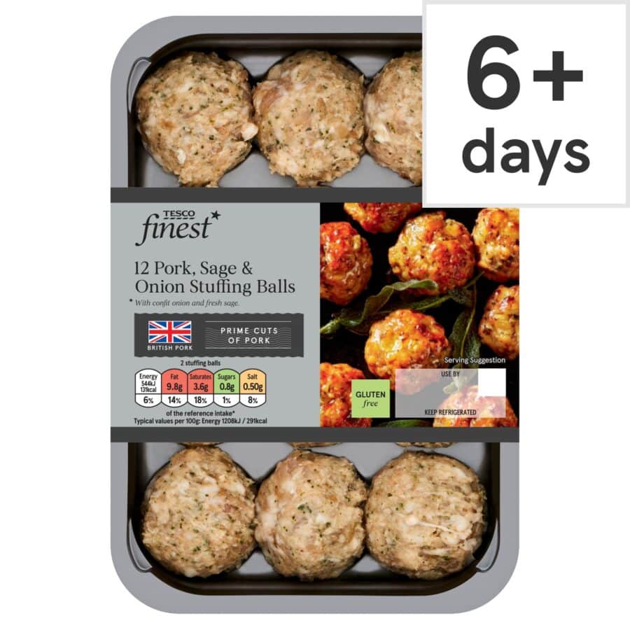 Tesco-Finest-12-Pork-Sage-And-Onion-Stuffing-Balls-350G