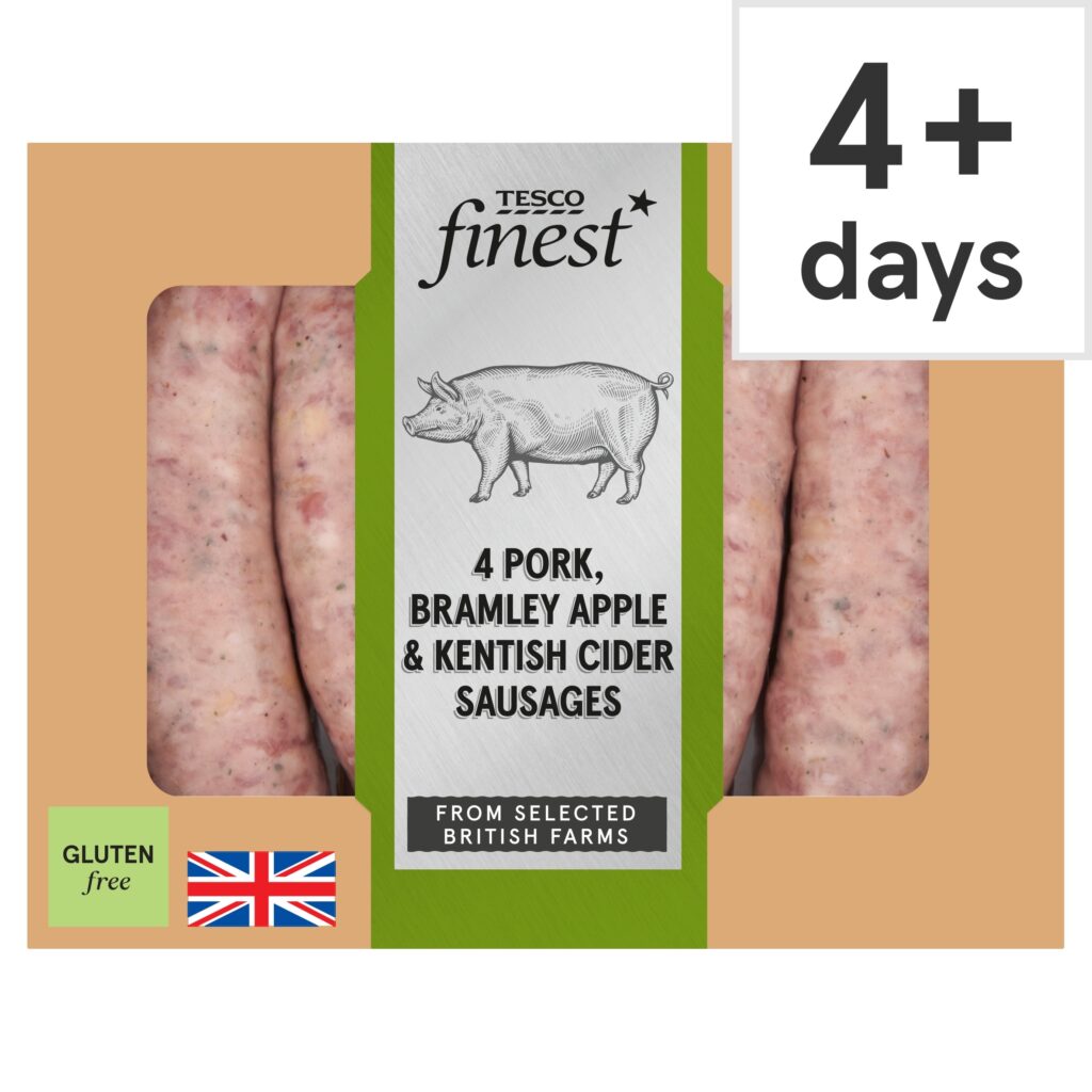 Tesco-Finest-4-Pork-Bramley-Apple-Kentish-Cider-Sausages-440g