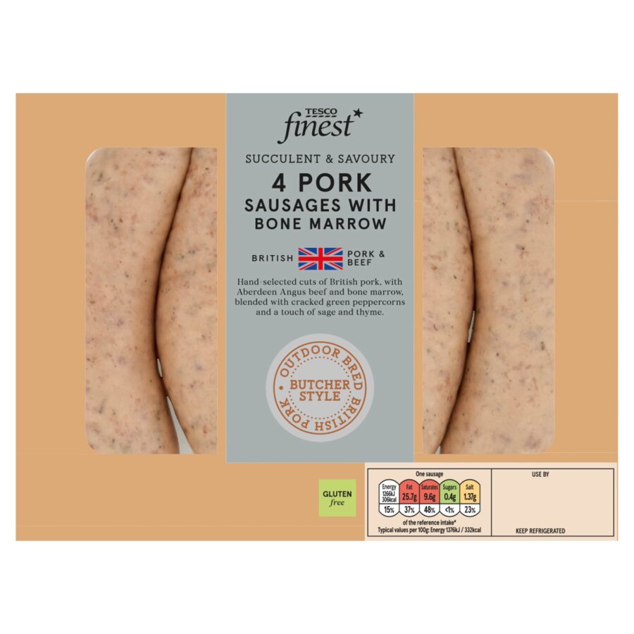 Tesco-Finest-4-Pork-Sausages-with-Bone-Marrow-440g