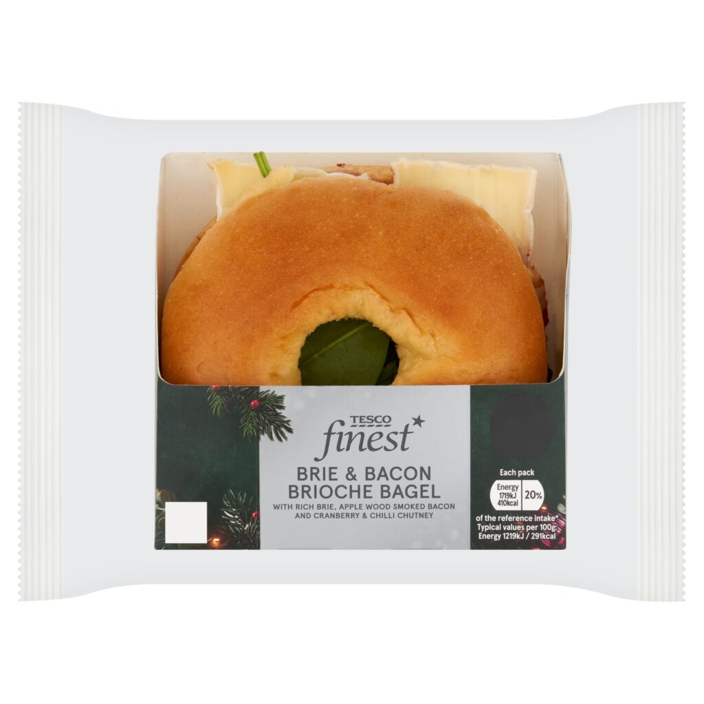 Tesco-Finest-Brie-Bacon-Bagel