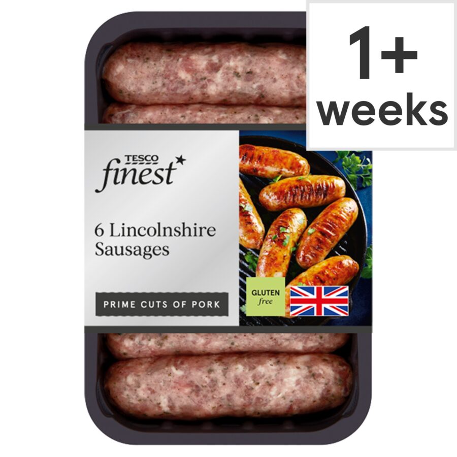Tesco-Finest-British-6-Lincolnshire-Sausages-400G