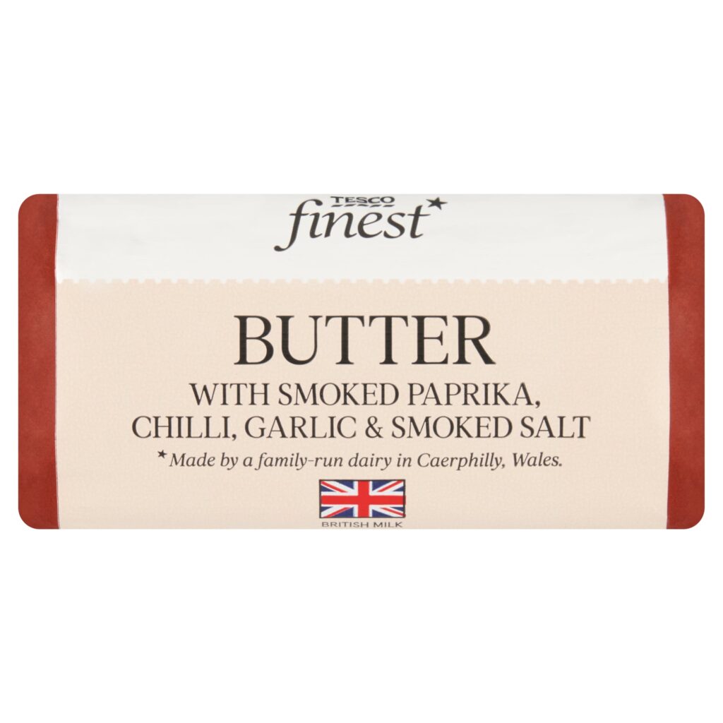 Tesco-Finest-Butter-With-Smoked-Paprika-Chilli-Garlic-Smoked-Salt-90g