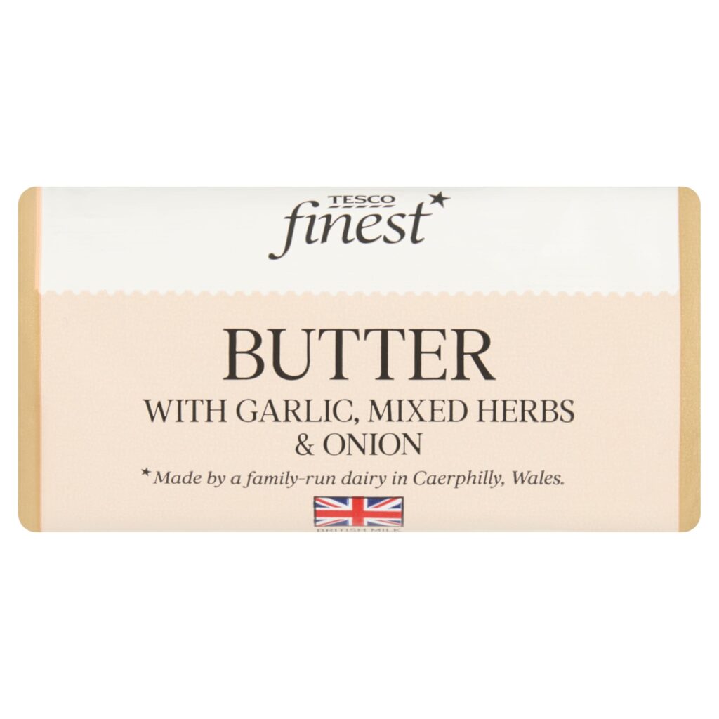 Tesco-Finest-Butter-with-Garlic-Herb-Onion-90g