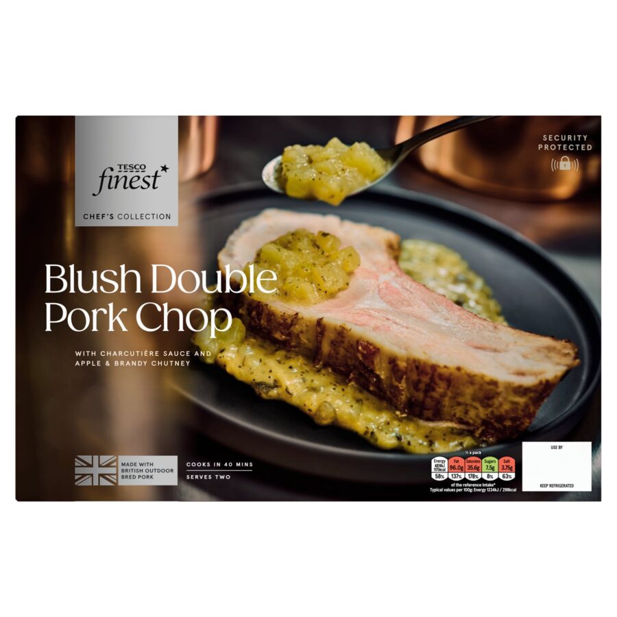Tesco-Finest-Chefs-Collection-Double-pork-chop-with-charcuterie-and-apple-sauce-1025g