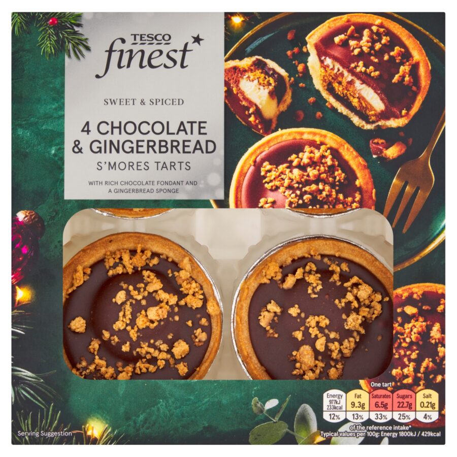 Tesco-Finest-Chocolate-Gingerbread-Smores-Tart-4-pack