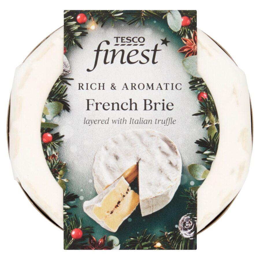 Tesco-Finest-French-Brie-Cheese-Layered-With-Italian-Truffle-135g