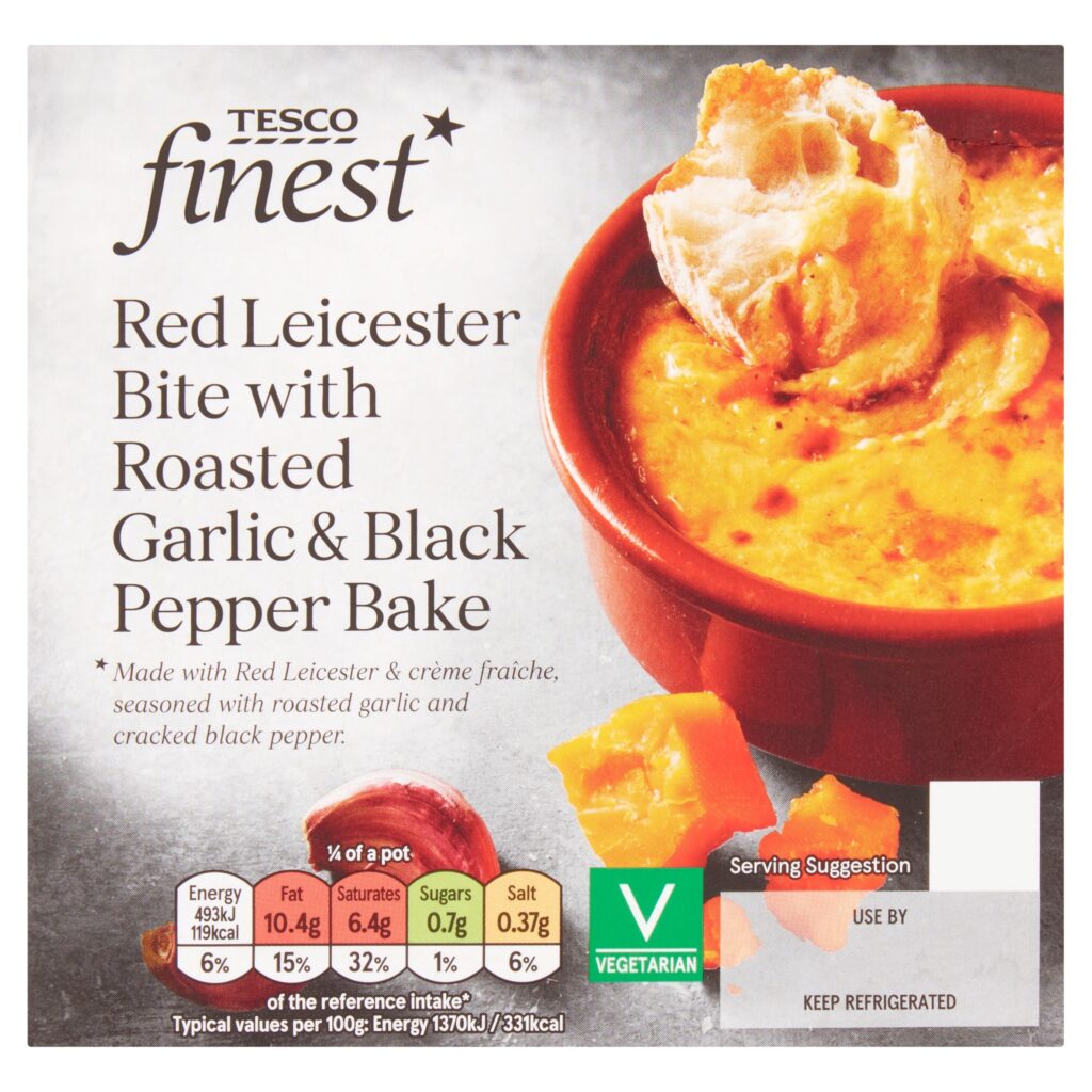 Tesco-Finest-Red-Leicester-Bite-With-Garlic-Black-Pepper-150G