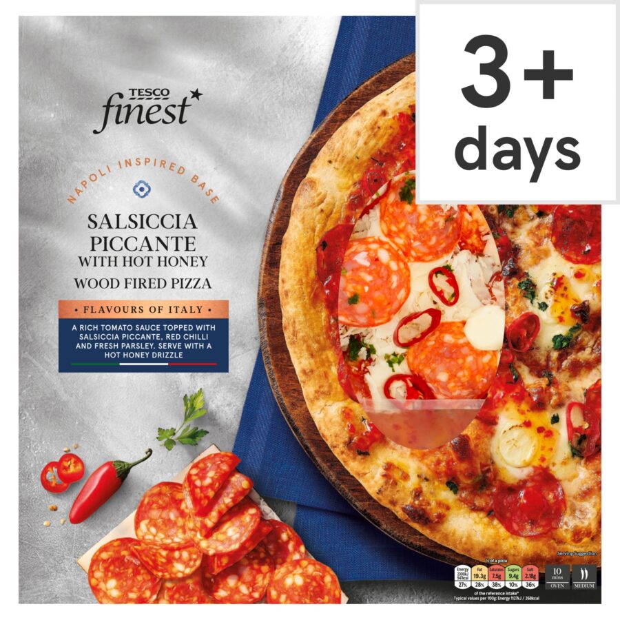 Tesco-Finest-Salsiccia-Piccante-with-Hot-Honey-Wood-Fired-Pizza-410g