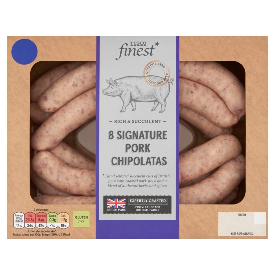 Tesco-Finest-Signature-8-Pork-Chipolatas-440g