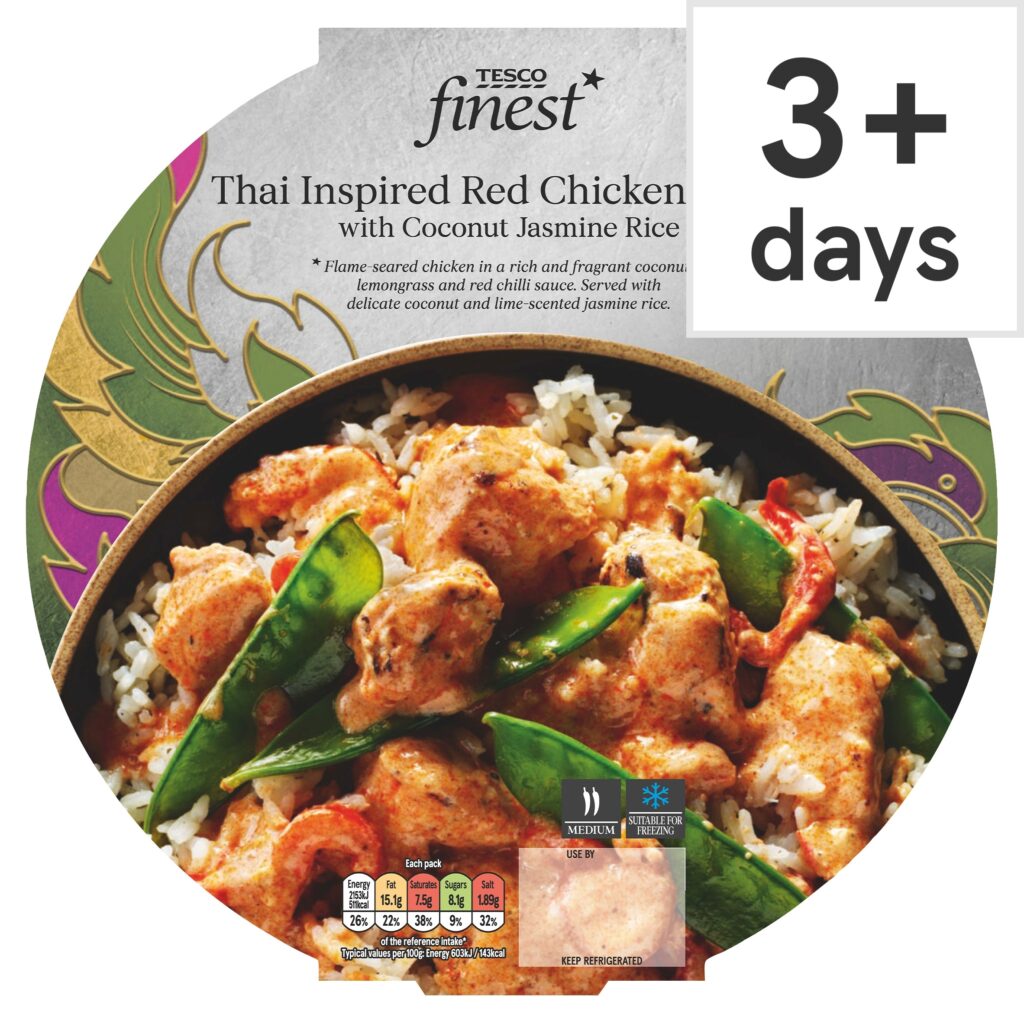Tesco-Finest-Thai-Inspired-Red-Chicken-Curry-Rice-400G