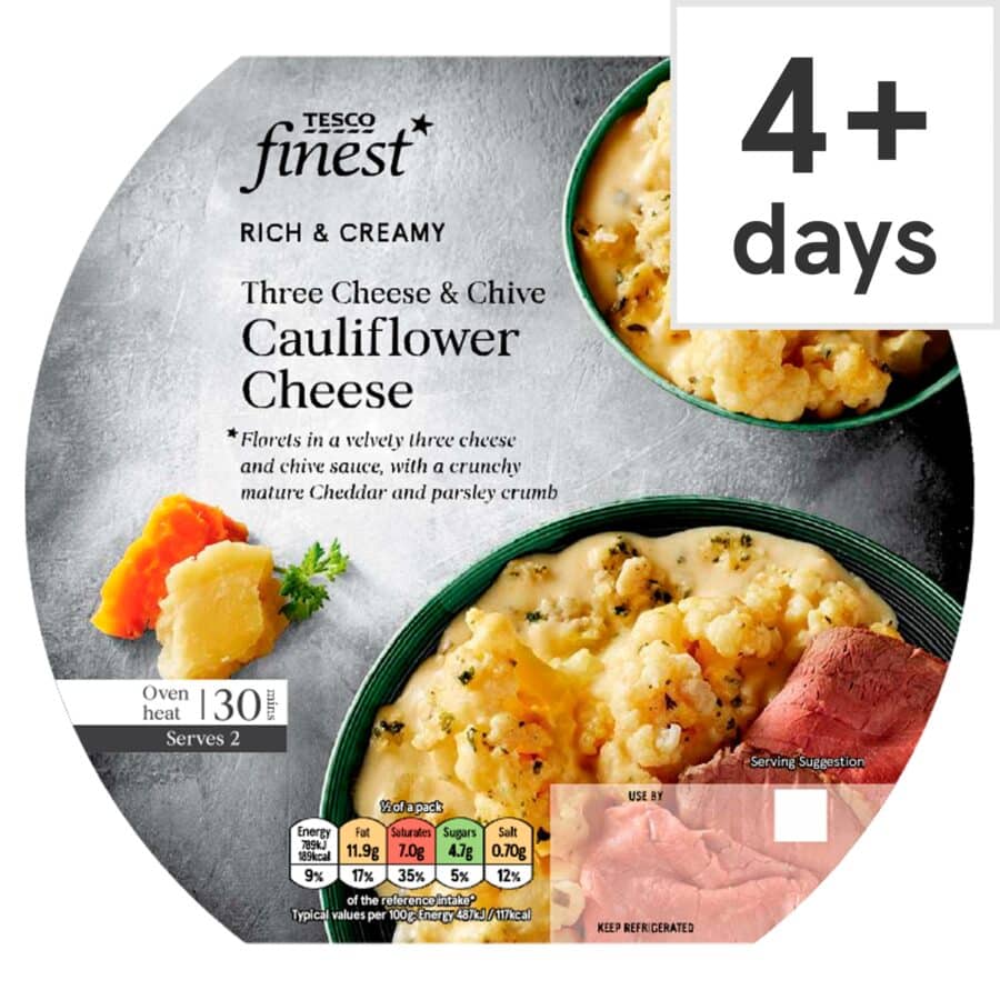 Tesco-Finest-Three-Cheese-Chive-Cauliflower-Cheese-350G