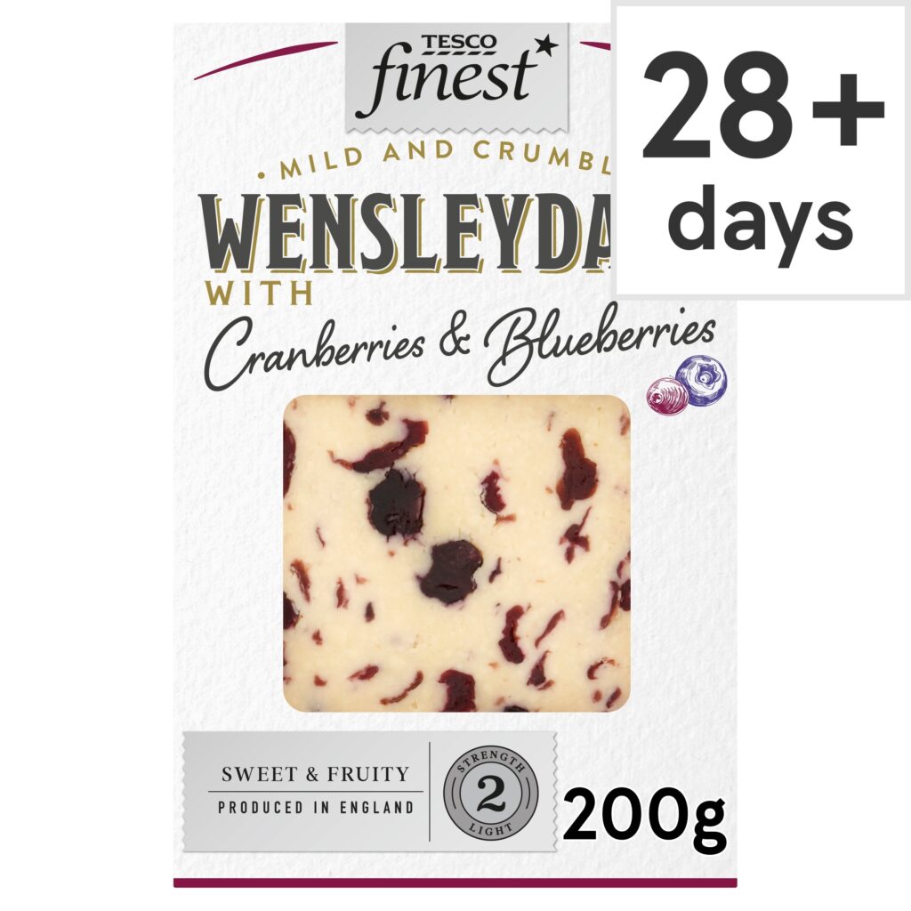 Tesco-Finest-Wensleydale-Cheese-Cranberries-Blueberry-200G