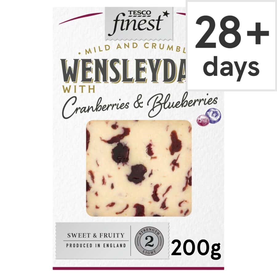 Tesco-Finest-Wensleydale-Cheese-Cranberries-Blueberry-200G