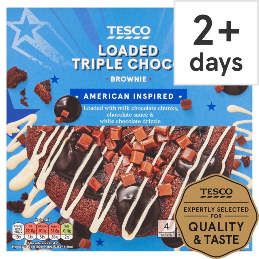 Tesco-Loaded-Triple-Chocolate-Brownie-380G