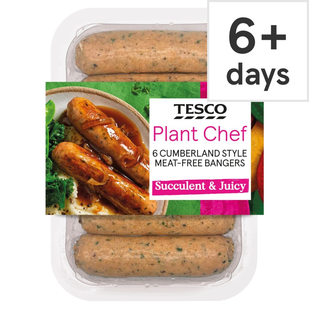Tesco-Plant-Chef-6-Cumberland-Style-Meat-Free-Bangers-300g