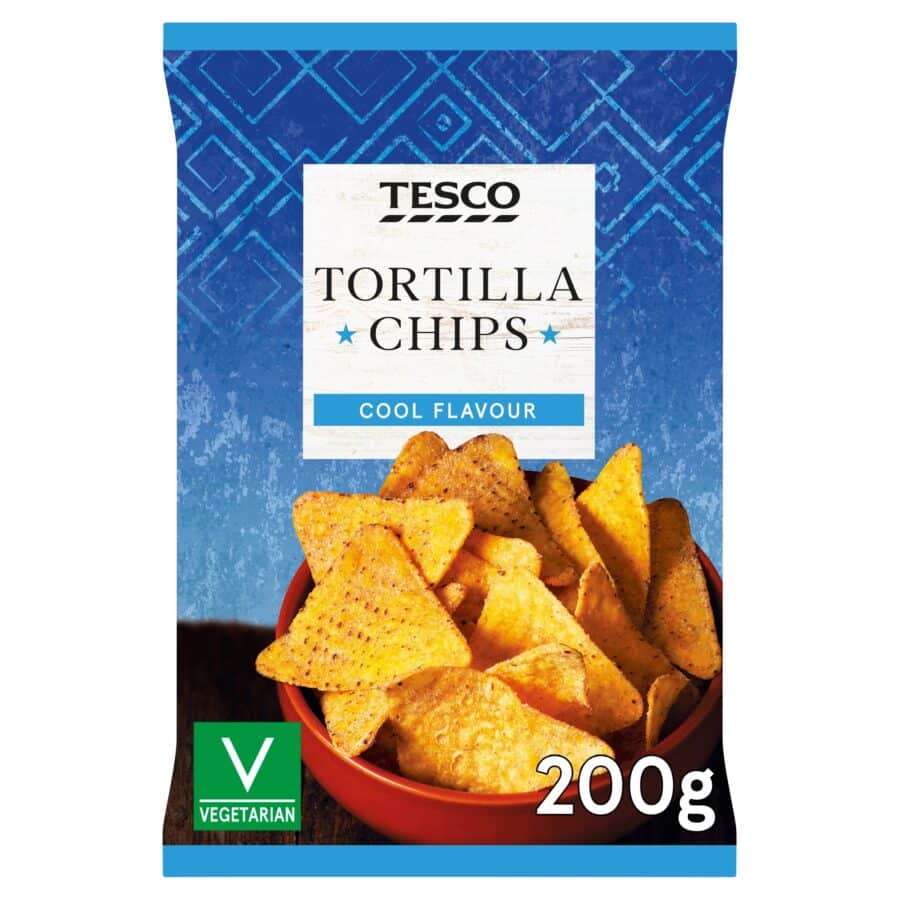 Tesco Tortilla Chips - Cool Flavour 200g