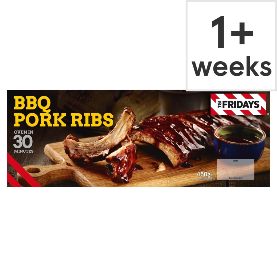 Tgi-Smoked-Pork-Ribs-With-Bourbon-Bbq-Sauce-450G