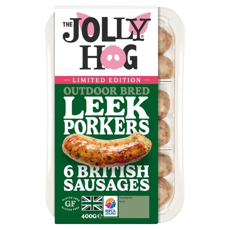 The-Jolly-Hog-Outdoor-Bred-Leek-Porkers-6-British-Sausages-400G